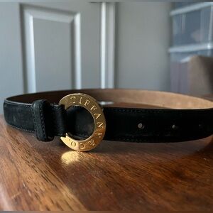 Tiffany & Co. Black Suede Belt sz 26